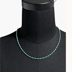 J Crew Enamel Beaded Necklace